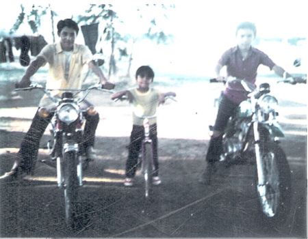 Riding motorcycles