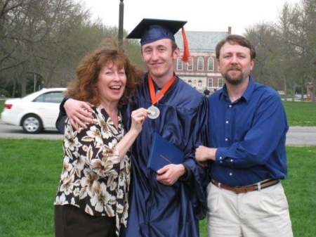 Aaron graduating from UMaine