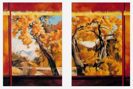 Fall Bosque Diptych 1