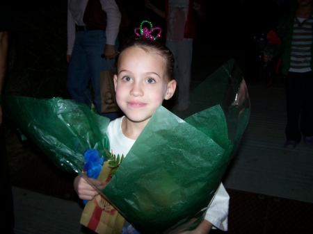 After her ballet performance in The Nutcracker