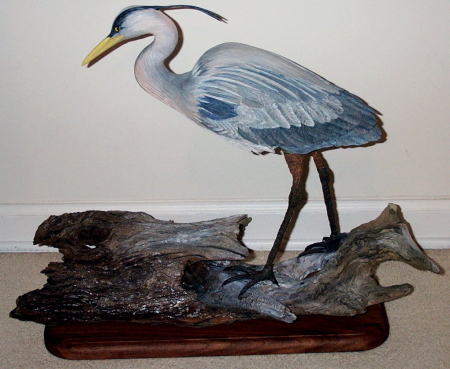 My carvings - Great Blue Heron