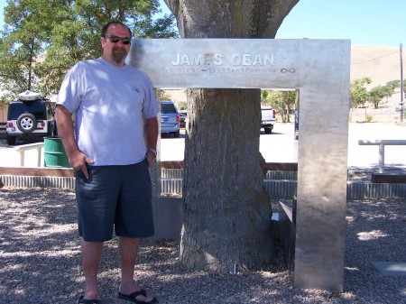 ME AT THE JAMES DEAN MEMORIAL