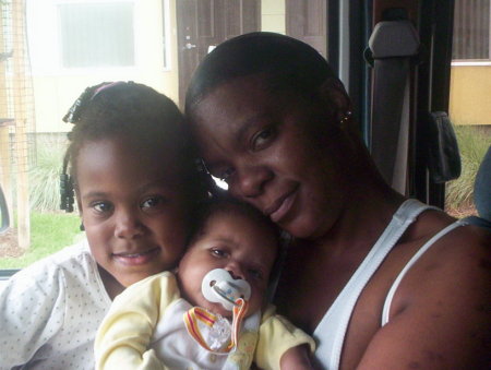 Me and my granddaughters Kayla 5, Chevelle 2 m