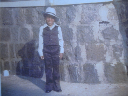 Gangster posed me up when I was 4