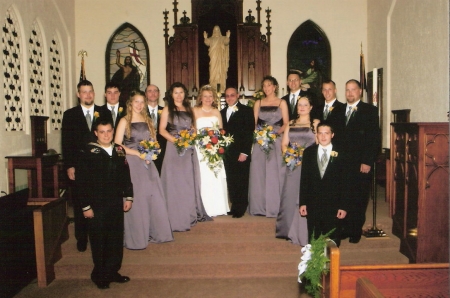 the entire wedding party