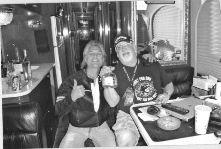 On the Willie Nelson Bus..