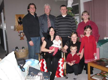 The Dravinskis family at Christmas 2009.