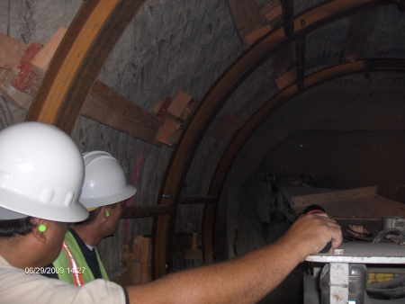 Inside the Mission Trails Tunnel