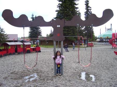 My Granddaugther in Alaska