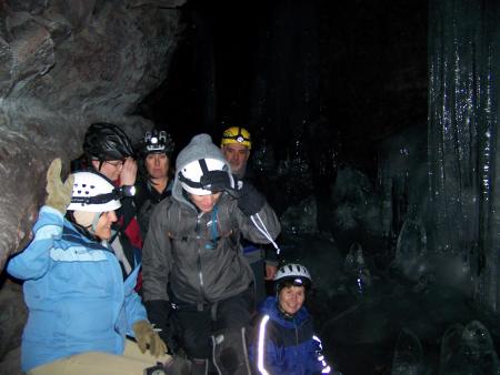 Spelunking in Lava Beds Natl Park Ice Caves