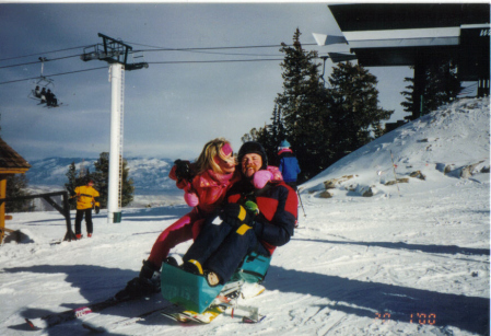 This woman had never seen a ski sled like this