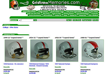 GridironMemories  Another E-Commerce Company