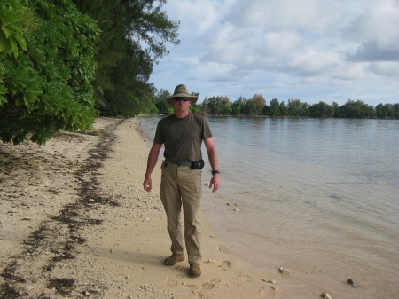 Red Beach on Anguar Island