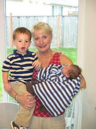 Wife, Terri, with her Grandsons (Amy's boys)