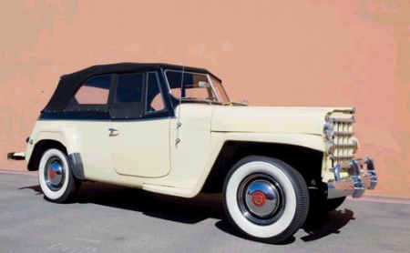 1951 White Jeepster