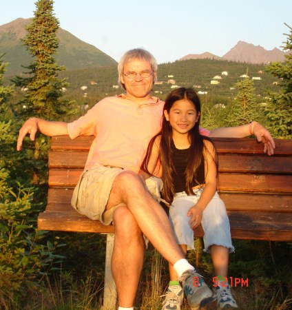 Anyi and I at Glen Alps Overlook