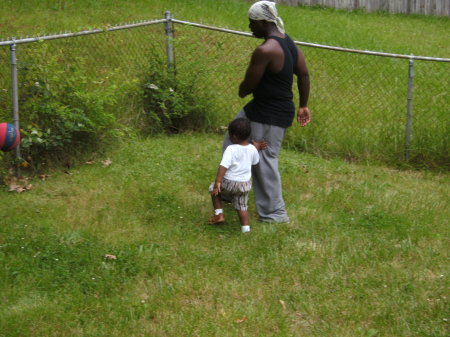 SONS IN THE BACKYARD PLAYING