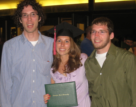 Audrey's college graduation 5/2009!