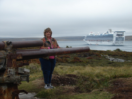 Old Gun In The Falkland Islands