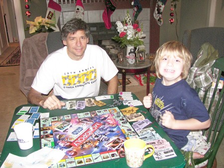 CHRISTMAS DAY, STAR WARS MONOPOLY GAME