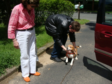 Joan and Dennis with Charlie