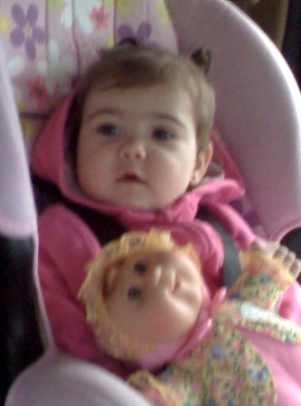 Gabby w/ her baby doll