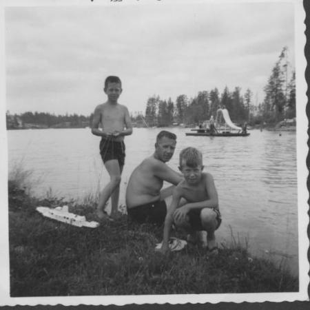 At Lake Tapps - 1961