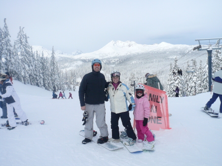 Snowboarding at Mt. Bachelor 2009