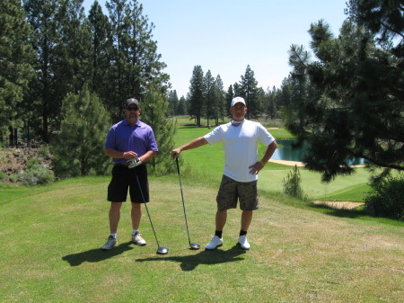 Golfing at Crook Tracks in Bend Oregon