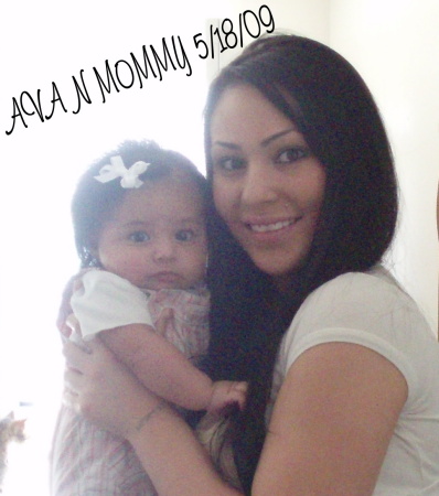 Daughter Nichole & grandbaby Ava