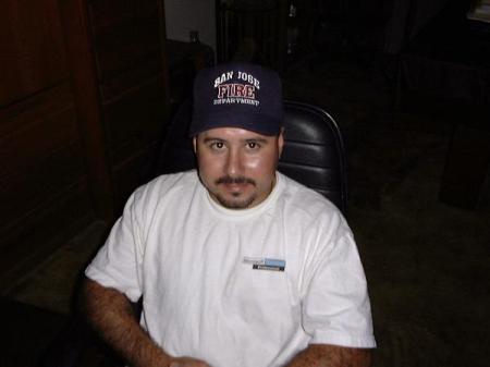 Myself with my San Jose Fire Department Hat