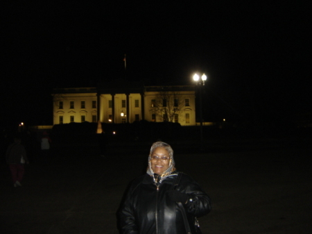 MY WIFE AT THE WHITE HOUSE