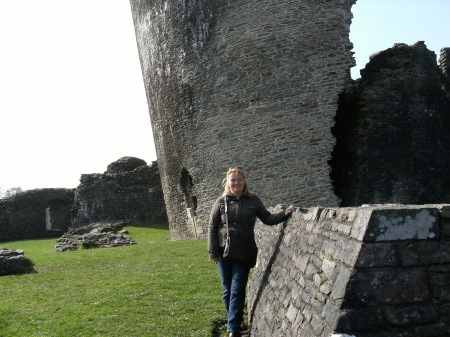 march 20th 2009 Caerphilly Castle in Wales