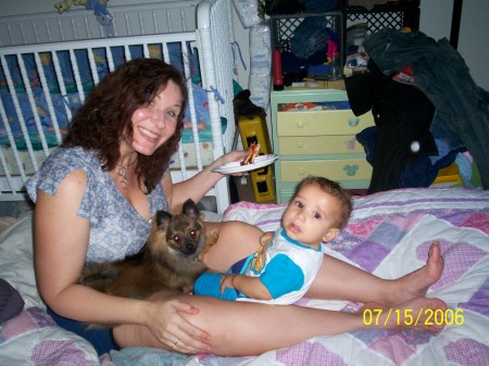 My wife Melanie and our son Brayden