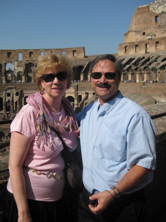 Rich and I on vacation in Rome