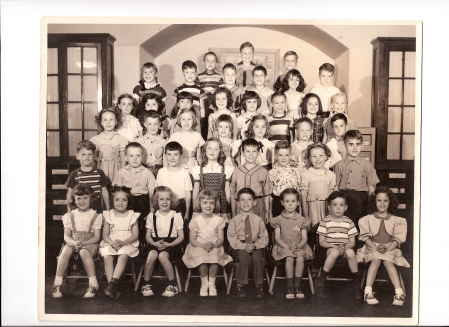 King school Kindergarten around 1949