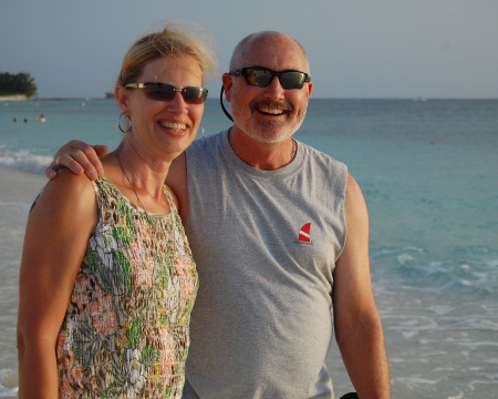 Jim and Cindy in Cayman Islands