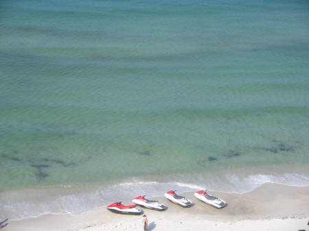 Jet Skies on the beach