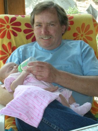 My Husband, Carl and Brittney at 3 months old.