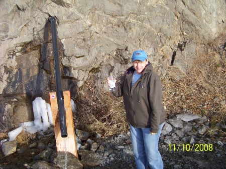 A fresh water spring outside of Anchorage AK