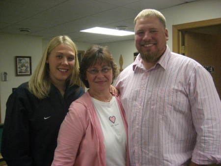 Daughter Molly, Judy, Son Christopher