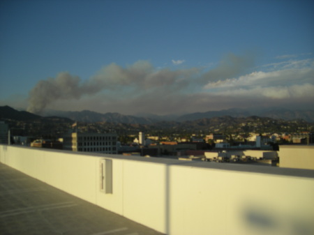 L.A. Fire seen from Malibu
