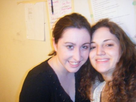 Daughter and classmate Feb. 2010