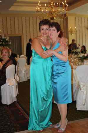 Cousin Louise & me at her daughter's wedding