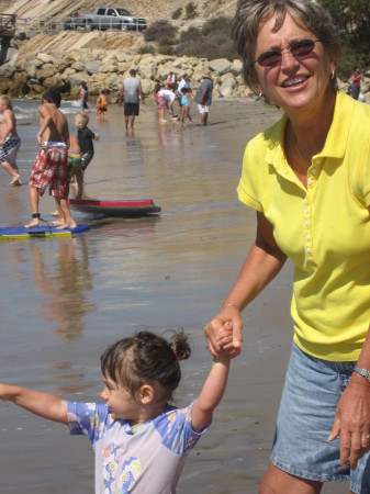 grandma and peanut in santa barbara