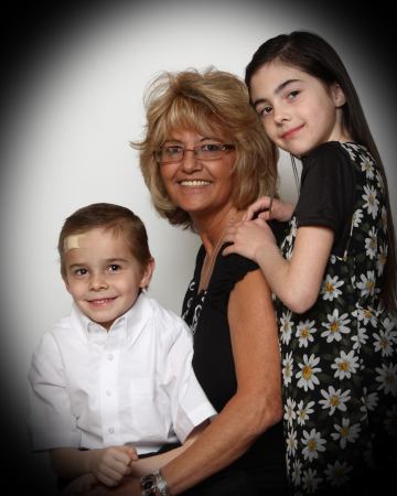 My Grandchildren with Granny.... me! lol