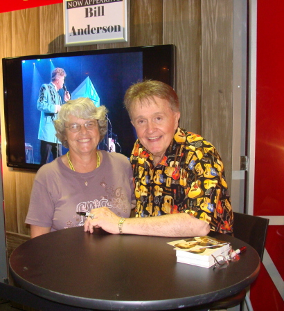 Photo with Bill Anderson at the Opry Booth