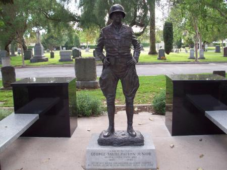Gen. George Patton memorial in San Gabriel,CA