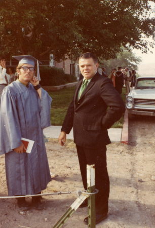 Jim Cooper with dad Tom Cooper