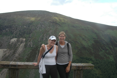 hiking in Ireland with niece Lauren